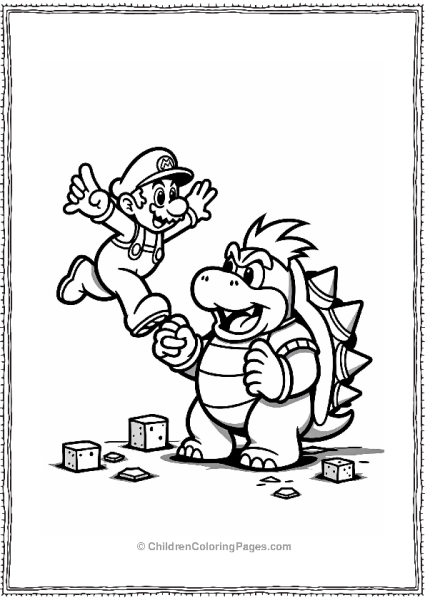 Mario Vs Bowser Jr Encounter Free PDF Printable