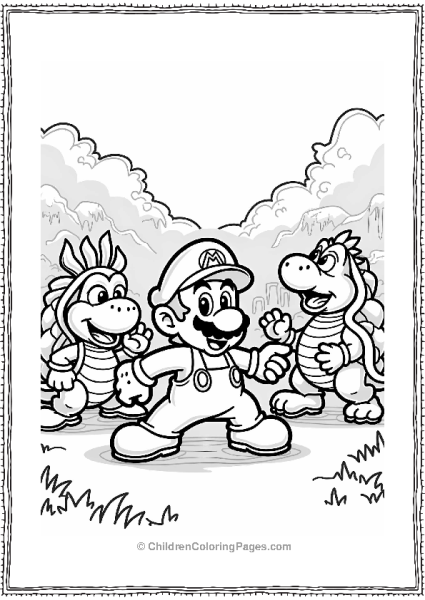 Mario Vs The Koopalings Free PDF Printable