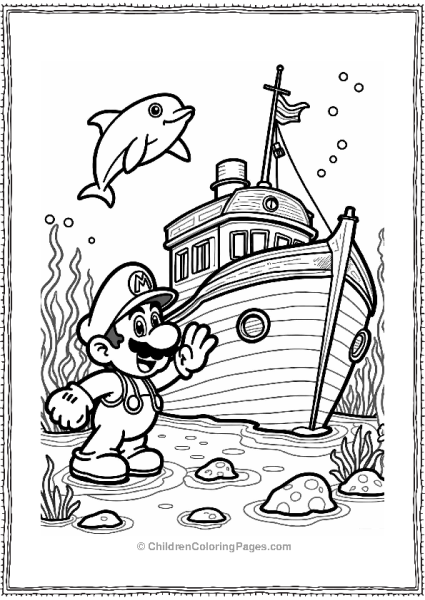 Mario’s Underwater Adventure Free PDF Printable