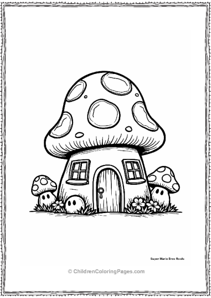 Mushroom House Adventure Free PDF Printable