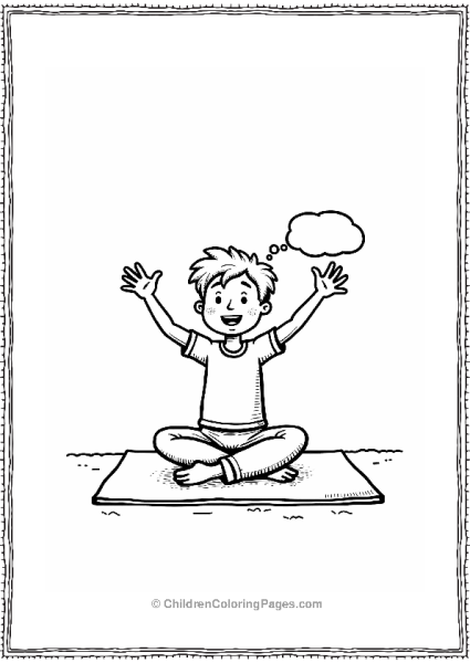 New Year Resolution Mindful Yoga Practice Free PDF Printable