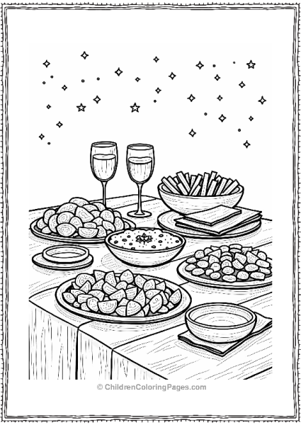 New Year’s Celebration Snacks Free PDF Printable