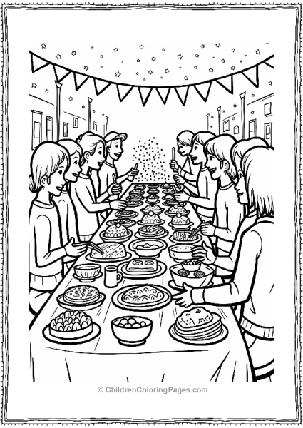 New Year’s Celebratory Feast Free PDF Printable