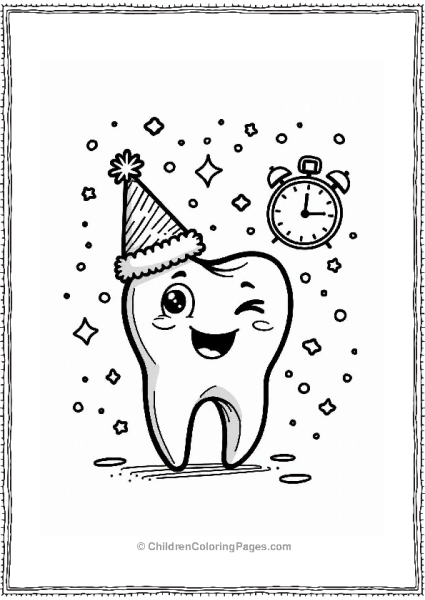 New Year’s Tooth Celebration Free PDF Printable