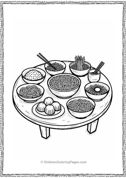 New Years Dinner Spread Free PDF Printable