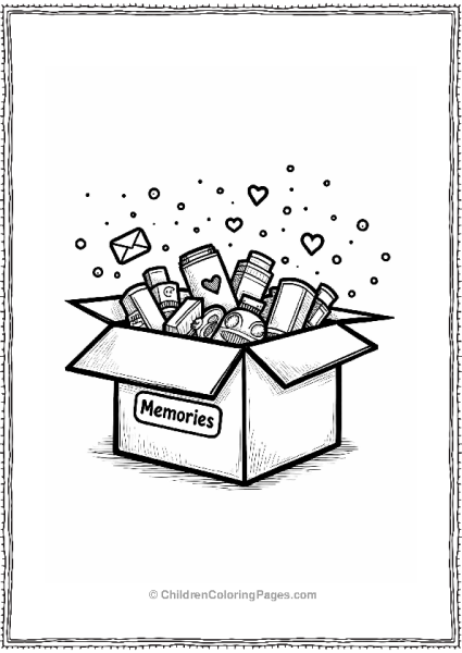 New Years Memory Capsule Box Free PDF Printable