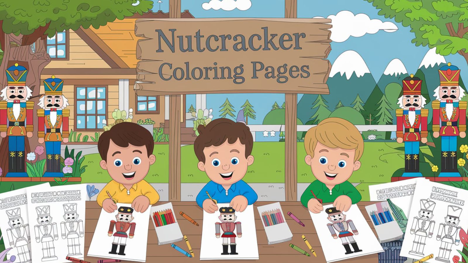 Nutcracker Coloring Pages – Download Free PDFS For Kids 🎄🩰🤴🎁