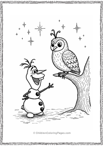 Olaf And The Enchanted Owl Free PDF Printable