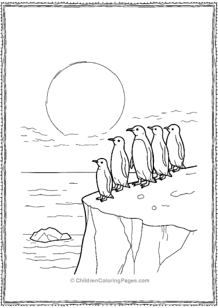 Penguins In The Midnight Sun Free PDF Printable