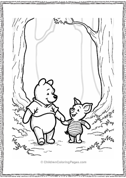 Piglet And Pooh’s Forest Adventure Free PDF Printable