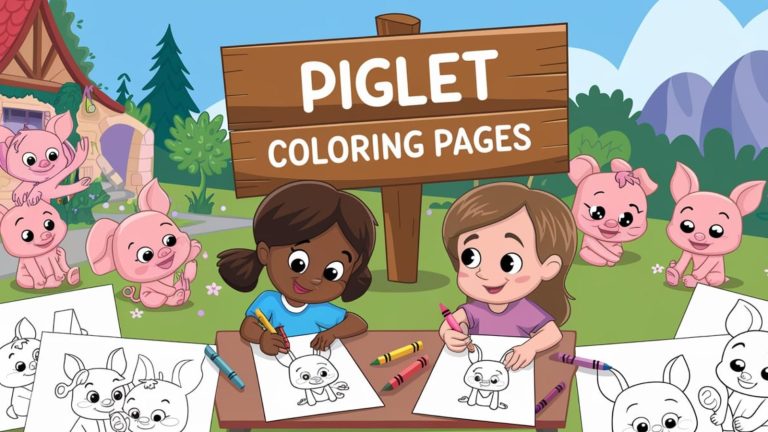 Piglet Coloring Pages