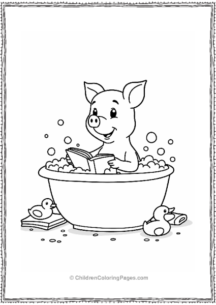 Piglet’s Bubble Bath Adventure Free PDF Printable