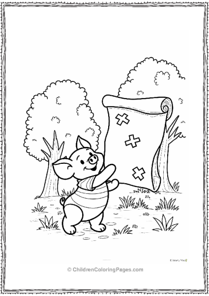 Piglet’s Treasure Map Adventure Free PDF Printable