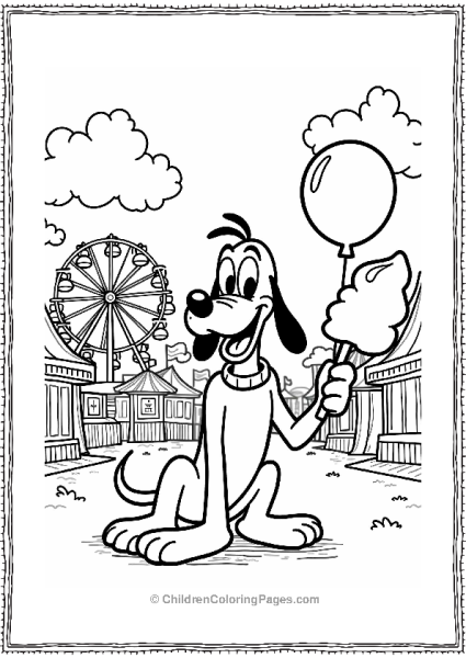 Pluto At The Carnival Free PDF Printable