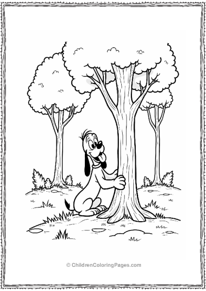 Pluto Exploring A Simple Forest Free PDF Printable