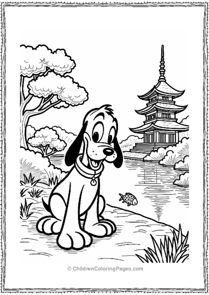 Pluto In A Japanese Garden Free PDF Printable