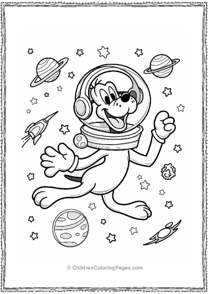 Pluto In Space With Planets And Comets Free PDF Printable