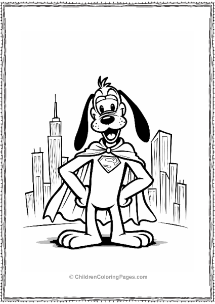 Pluto The Superhero Free PDF Printable