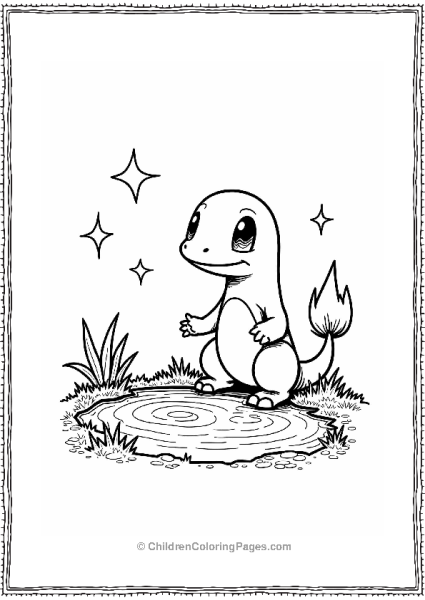 Pokémon Charmander By A Starry Pond Free PDF Printable