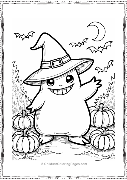 Pokémon Gengar The Halloween Ghost Free PDF Printable