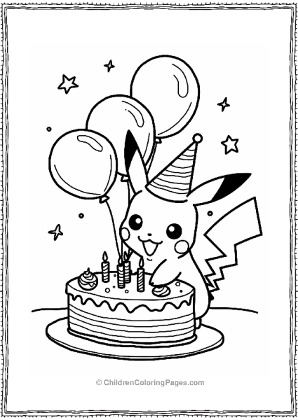 Pokémon Pikachu S Birthday Party Celebration Free PDF Printable