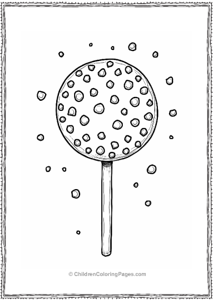 Polka Dot Lollipop Fun Free PDF Printable