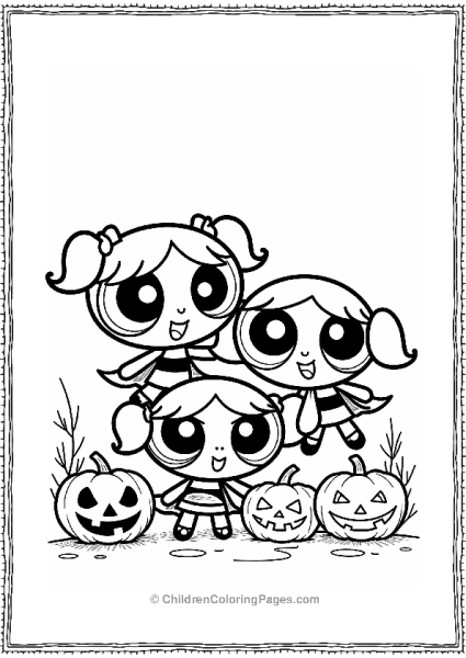 Powerpuff Girls Halloween Costumes Free PDF Printable