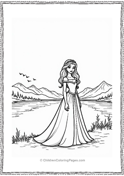 Princess By The Tranquil Lake Free PDF Printable