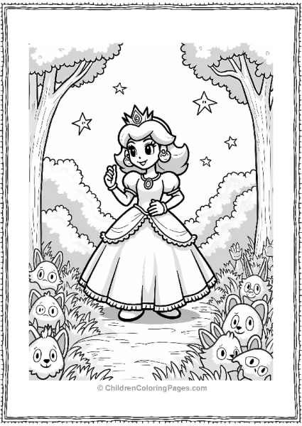 Princess Daisy In The Enchanted Forest Free PDF Printable