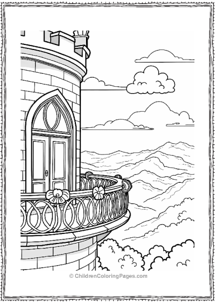 Princess Peach’s Castle Balcony Free PDF Printable