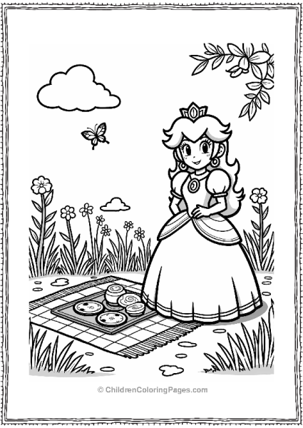 Princess Peach’s Garden Party Free PDF Printable