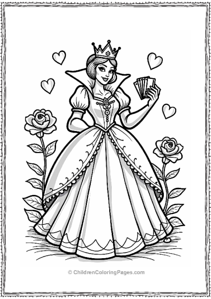 Queen Of Hearts Card Game Free PDF Printable