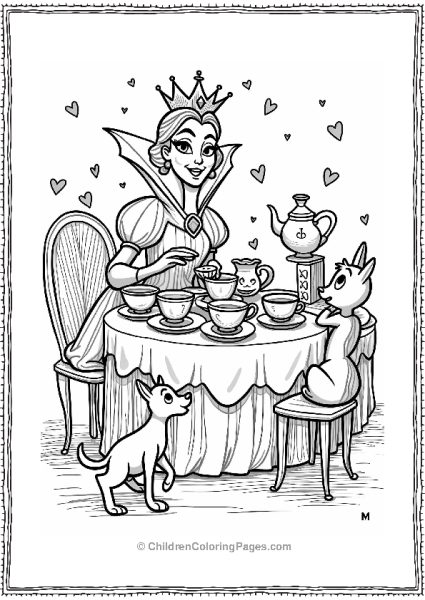 Queen Of Hearts Tea Party Free PDF Printable