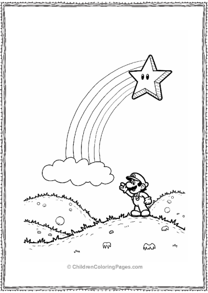 Rainbow Star Journey With Mario Free PDF Printable