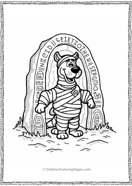 Scooby Doo And The Ghastly Mummy Free PDF Printable