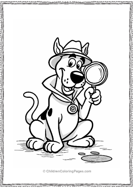 Scooby Doo As A Detective Free PDF Printable