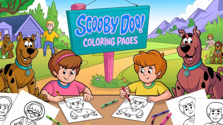 Scooby Doo Coloring Pages