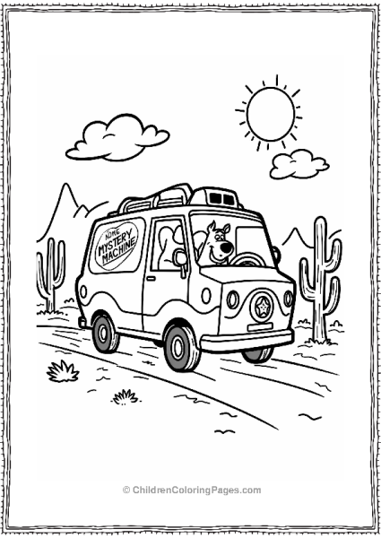 Scooby Doo In A Desert Adventure Free PDF Printable