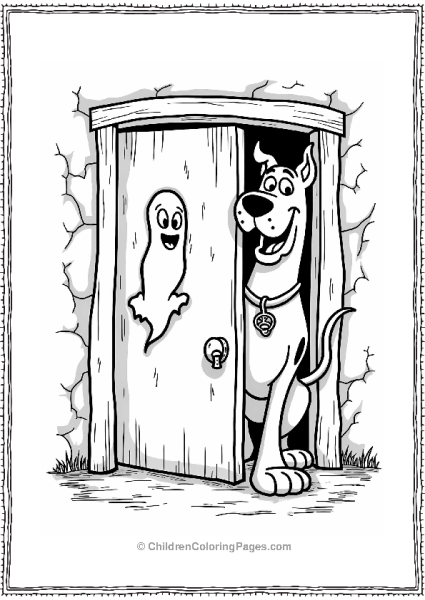 Scooby Doo In A Haunted House Free PDF Printable