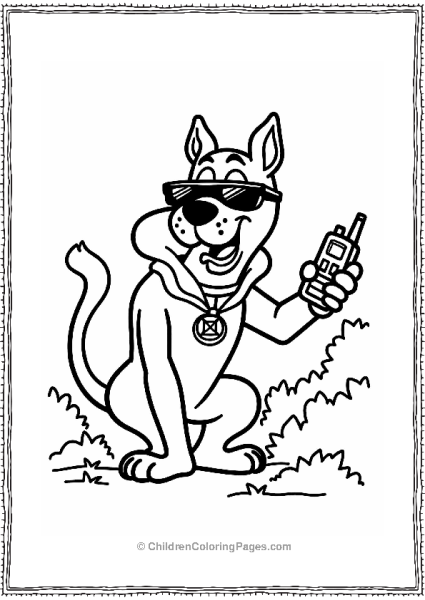 Scooby Doo In A Spy Suit Free PDF Printable