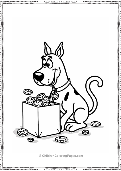 Scooby Doo Sniffing Scooby Snacks Free PDF Printable