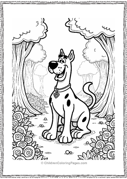 Scooby Doo’s Snack Forest Adventure Free PDF Printable