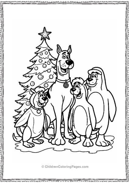 Scooby Doo’s Winter Costume Party Free PDF Printable