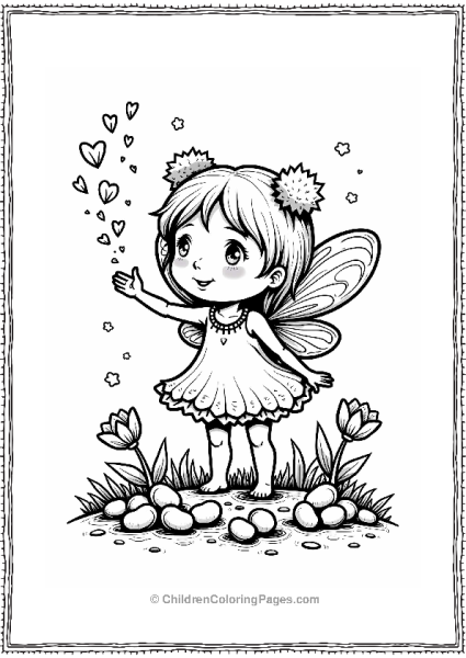 Sour Patch Fairy In A Jellybean Garden Free PDF Printable