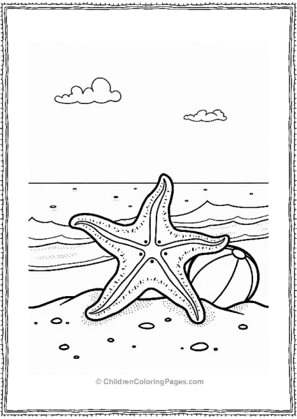 Starfish On The Beach Free PDF Printable