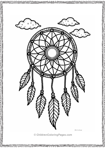 Summer Dreamcatcher Design Free PDF Printable