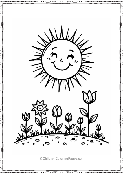 Sunshine And New Beginnings In The Garden Free PDF Printable