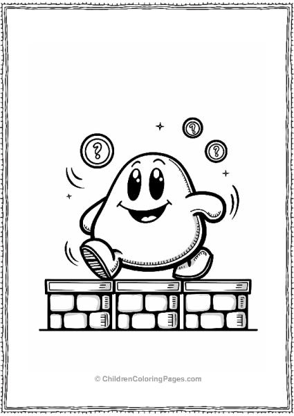 Super Mario Bros Goomba Encounter Free PDF Printable