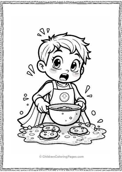 Cartoon Network Superhero Baking Cookies Free PDF Printable