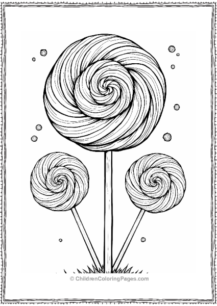 Swirled Lollipop Delight Free PDF Printable